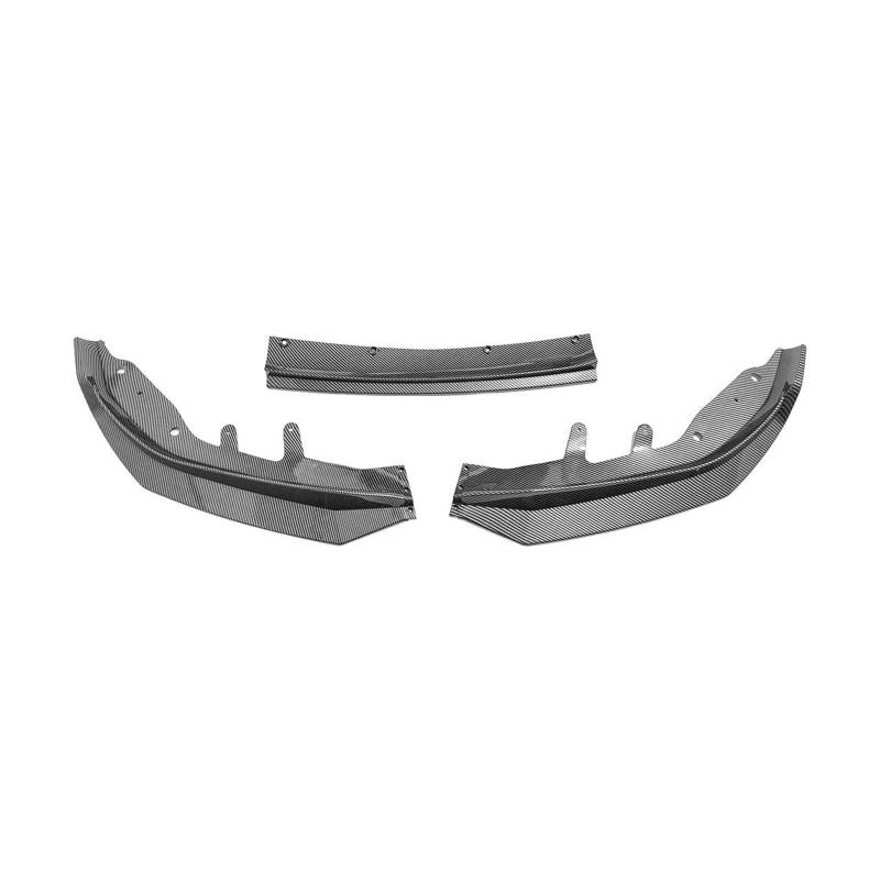 Splitter Für 4 Serie G22 G23 M440i M440d 430d 430i 2020 + Auto Front Stoßstange Splitter Lip Diffusor Spoiler Stoßstange Deflektor Abdeckung Spoiler(Kohlefaser-Optik) von FTJKKVV