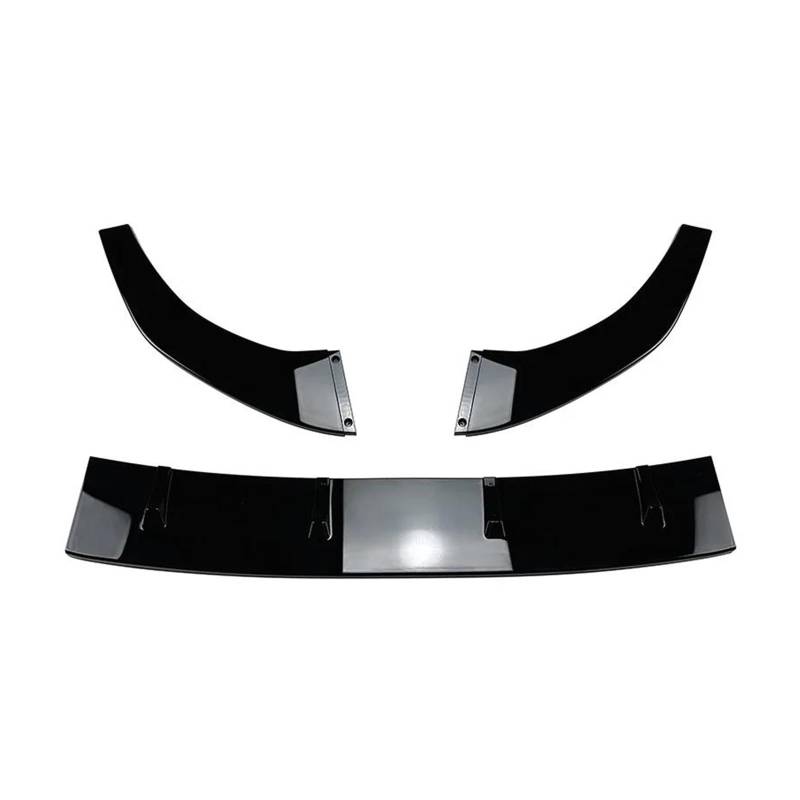 Splitter Für A3 8Y S3 2021 + Auto Vorderen Stoßfänger Vorne Lip Schaufel Splitter Diffusor Spoiler Außen Änderung Spoiler(Gloss Black) von FTJKKVV