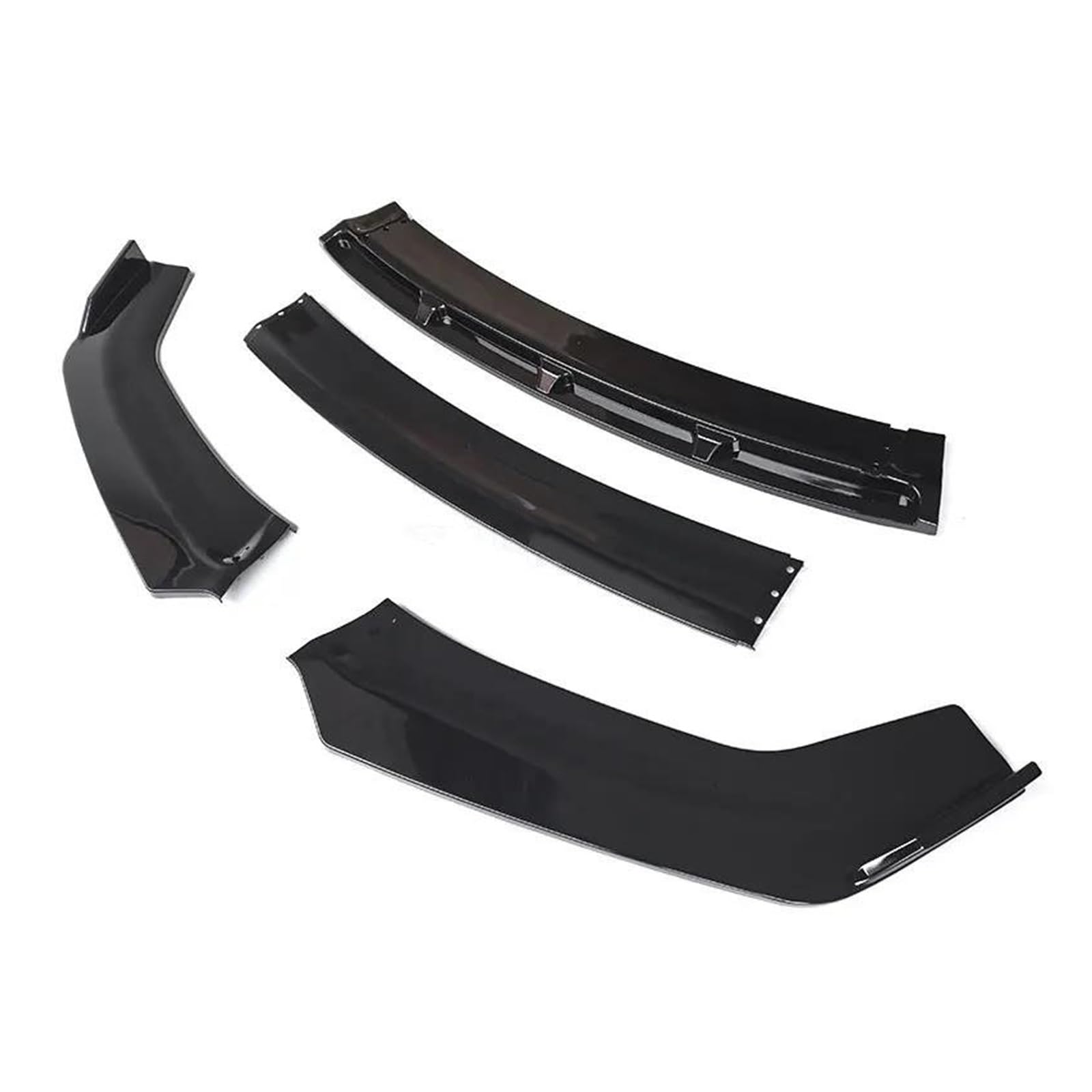 Splitter Für A4 B8 S4 2008-2013 Frontschürze Spoiler Schutz Platte Lip Typ DGS Carbon Oberfläche Kinn Schaufel Körper Kit Splitter Spoiler(Pure Gloss Black) von FTJKKVV