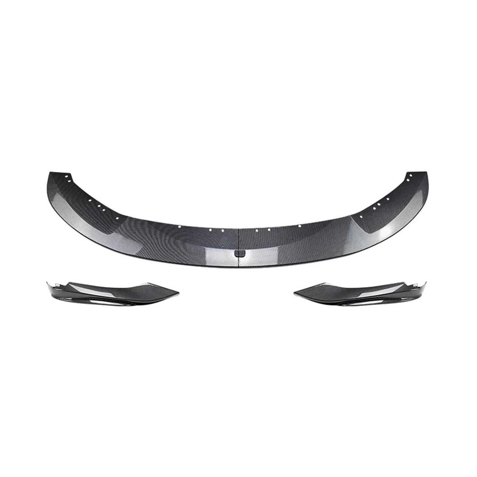 Splitter Für F32 F33 F36 4 Serie 420i 425i 430i 440i M440i 2014-2020 Auto Vorderen Stoßfänger Lip Spoiler Splitter Diffusor Abdeckung Schutz Trim Spoiler(Carbon Look 4pcs) von FTJKKVV