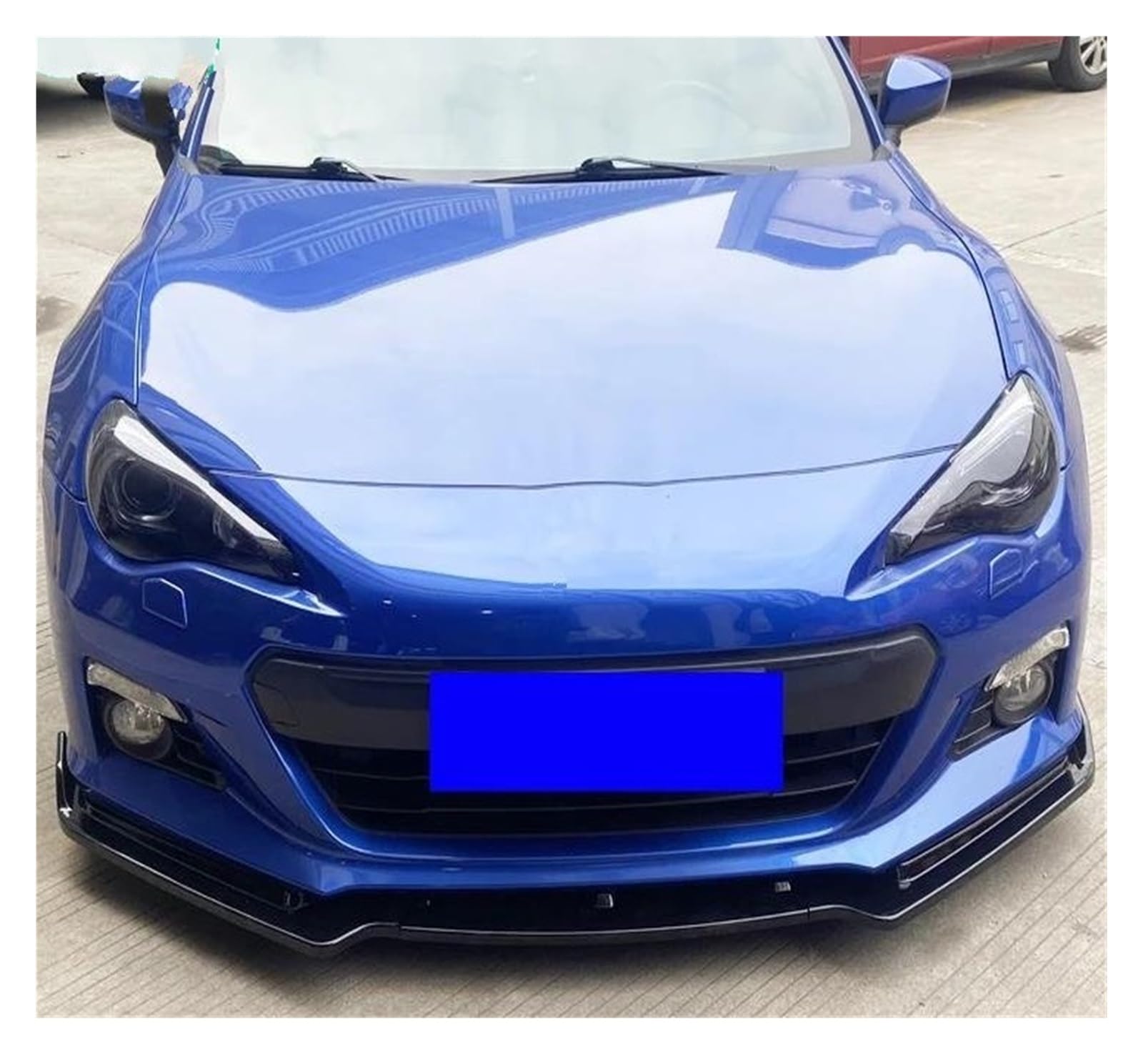 Splitter Für Toyota GT86 FT86 2012-2020 Frontschürze Lippe Seitenschweller Türschürzen Heckdiffusor Hecklippe Splitter Body Kit ABS Spoiler(Bright Black) von FTJKKVV