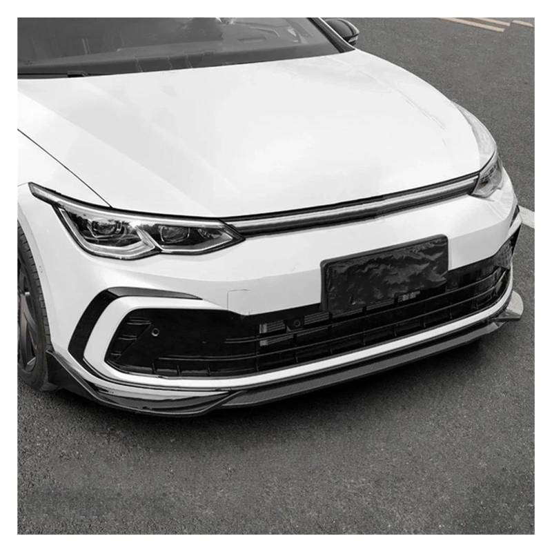 Splitter Für VW Für Golf 8 MK8 Für GTI Für GTD Für GTE Für Line Für TSI Für TDI 20-22 Auto Front Stoßstange Lip Body Kit Spoiler Canard Splitter Diffusor Spoiler(B) von FTJKKVV