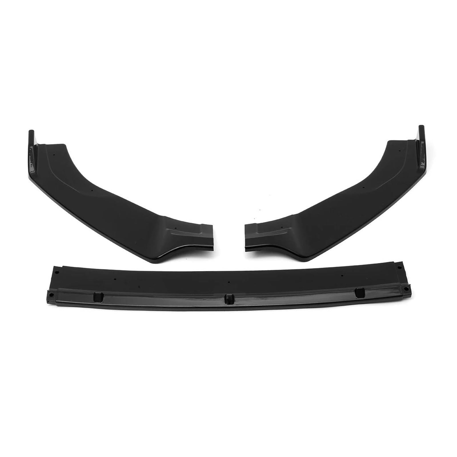 Splitter Für VW Für Golf MK7 MK7.5 Für GTI 2014-2019 Auto Front Stoßstange Splitter Lip Spoiler Body Kit Diffusor Schutz Abdeckung Spoiler(Glossy Black) von FTJKKVV