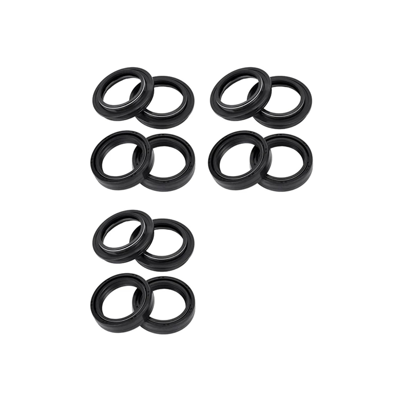 37x50x11 37 50 37 * 50 Motorrad Stoßdämpfer Gabel Dämpfer Öldichtung Staubschutz Federlippe for XN85D XN85-D Turbo 673cc XN 85(6pcs seal 6pc cover) von FTPZTINX