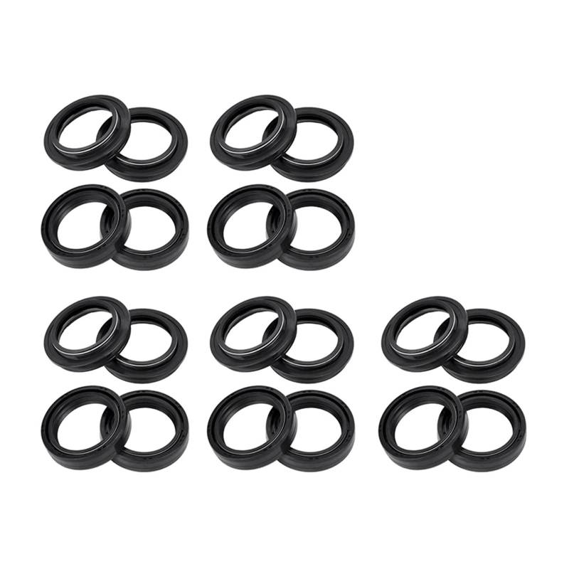 37x50x11 37 50 37 * 50 Motorrad Stoßdämpfer Gabel Dämpfer Öldichtung und Staubschutzlippe for CB550 CB550S CB550SC Nighthawk 550(10pc seal 10pc cover) von FTPZTINX