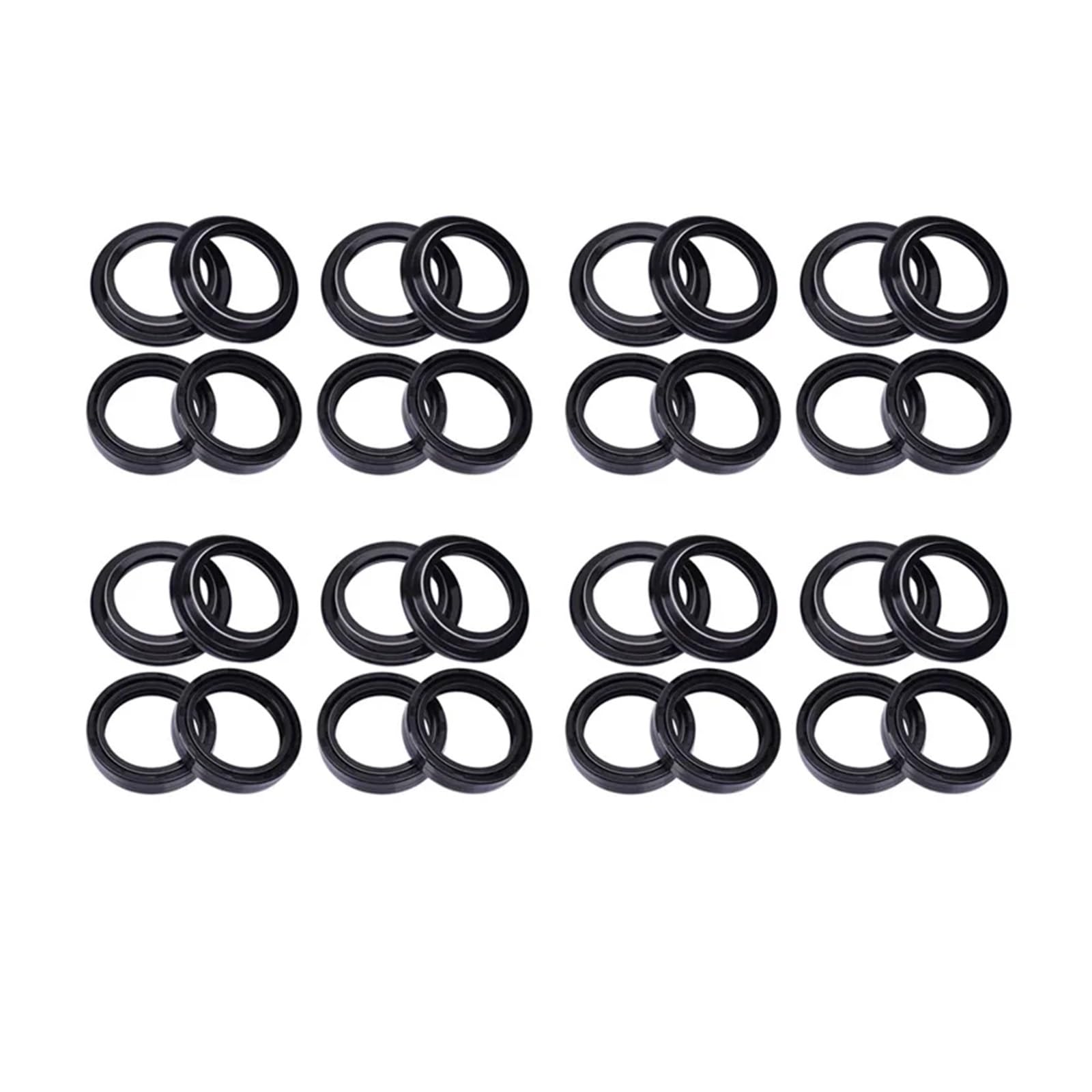 41mm Motorrad Vorne Schock Gabel Dämpfer Öl Dichtung Staub Abdeckung Lip for 1800 FLHRSE5 CVO 1584 FLHRS ROAD KING CUSTOM(16pc Seal 16pc Cover) von FTPZTINX