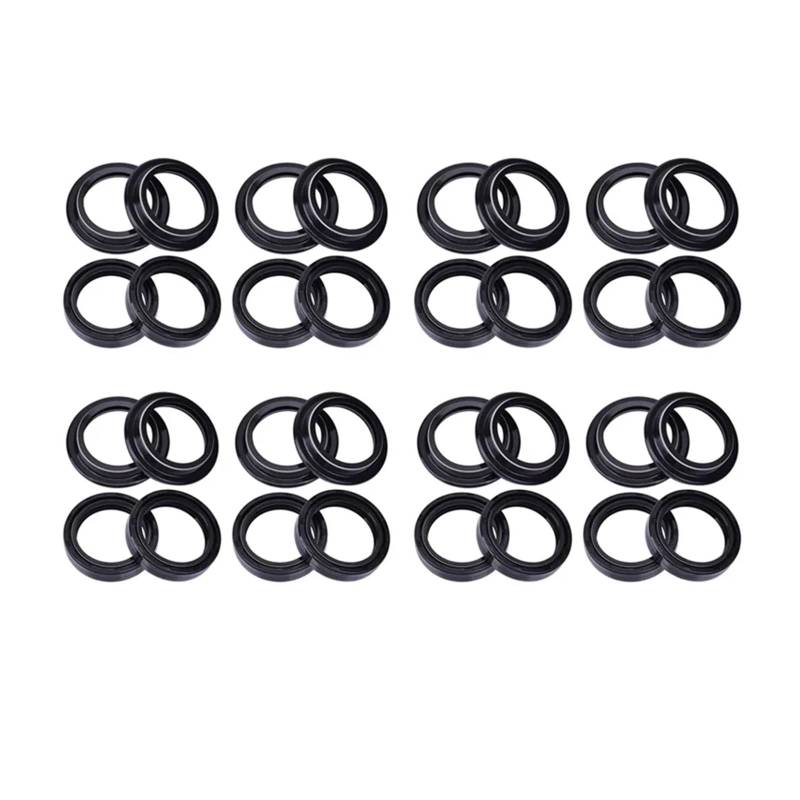 41mm Motorrad Vorne Schock Gabel Dämpfer Öl Dichtung Staub Abdeckung Lip for 1800 FLHRSE5 CVO 1584 FLHRS ROAD KING CUSTOM(16pc Seal 16pc Cover) von FTPZTINX