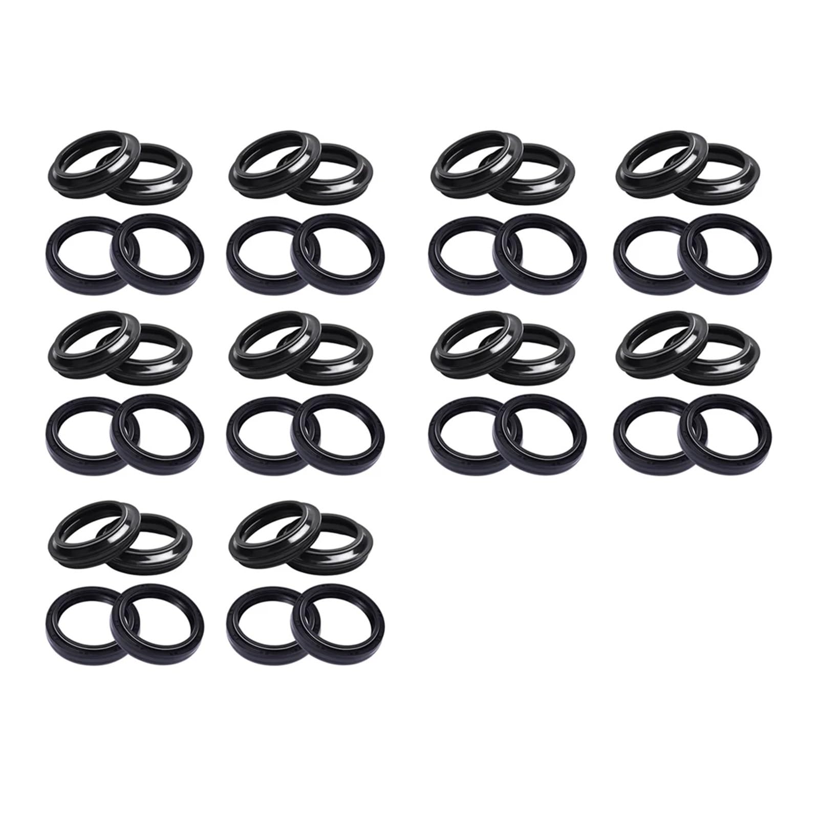 41x53x8 41 53 41 * 53 * 8 Gabel Dämpfer Öl Dichtung & Staub Dichtungen Abdeckung for ER-6F ER6F ER-6N ER6N ER 6F 6N ZX-6R ZX6R ZX 6R(20pc Seal 20pc Cover) von FTPZTINX