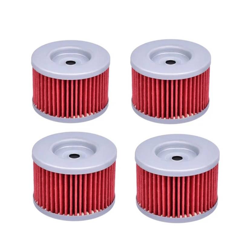 4PC -Ölfilter for Motorrad ATC250 ES Big Red ATC 350 ATC350 ATC350X TRX250 TRX250X VIERTRAX TRX 250 300 TRX300 von FTPZTINX