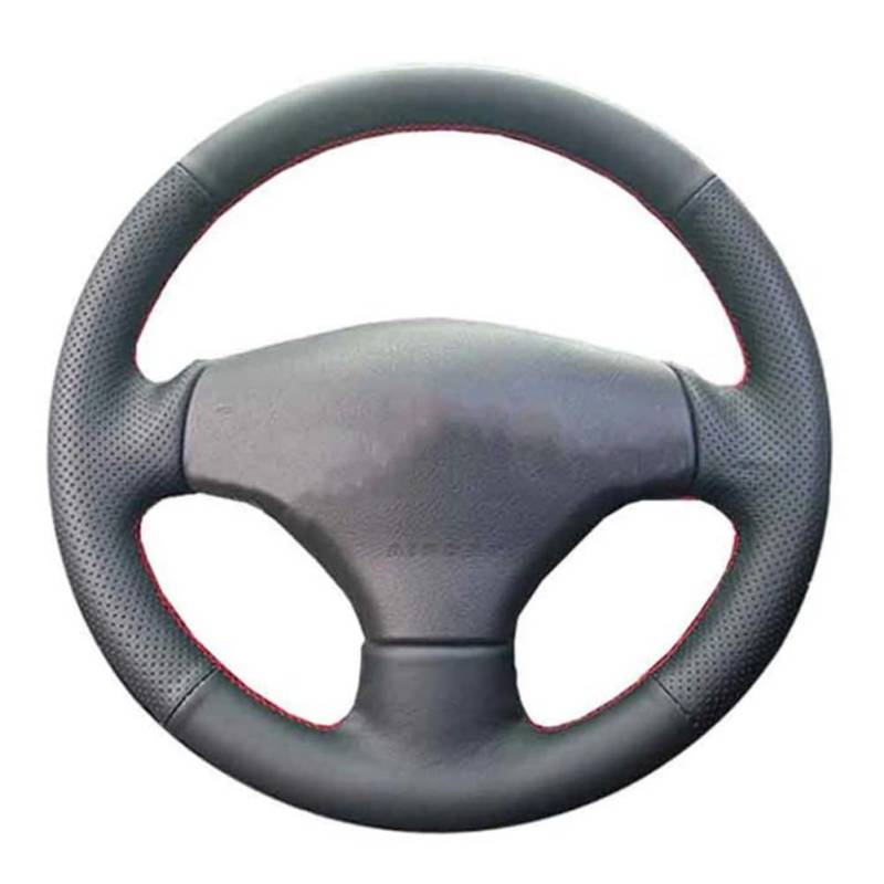 DIY individuelle Auto-Lenkradabdeckung, für Peugeot 206 1998-2005 206 SW 2003-2005 206 Auto-Kunstleder-Lenkradhülle von FTPZTINX