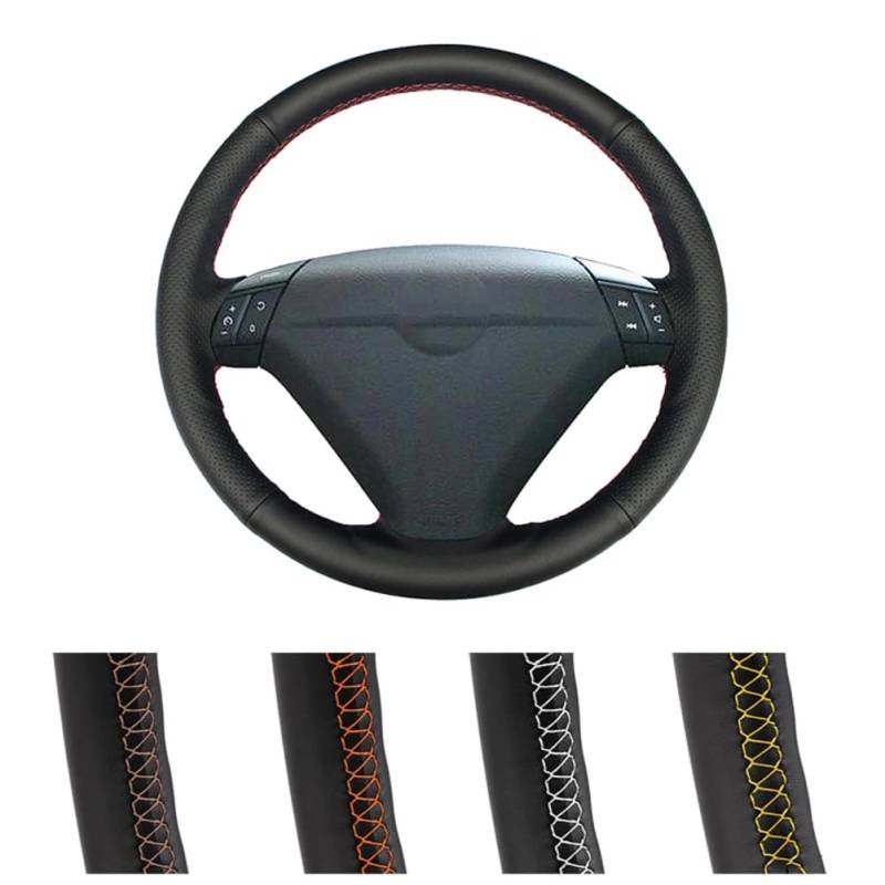 DIY individuelle Auto-Lenkradabdeckung, für Volvo S80 2005 XC70 2004-2010 S60 2004-2010 XC90 2004-2006 Leder-Lenkradhülle von FTPZTINX