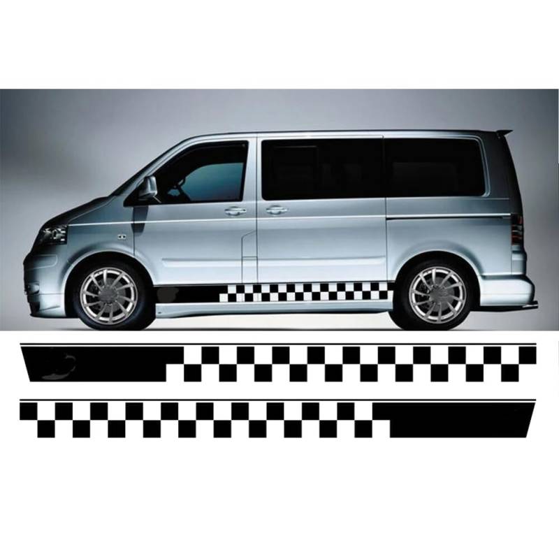 Transporter Grafik Streifen Camper Van Caravelle Aufkleber Aufkleber T4 T5 Caddy zq016, für VW von FTPZTINX