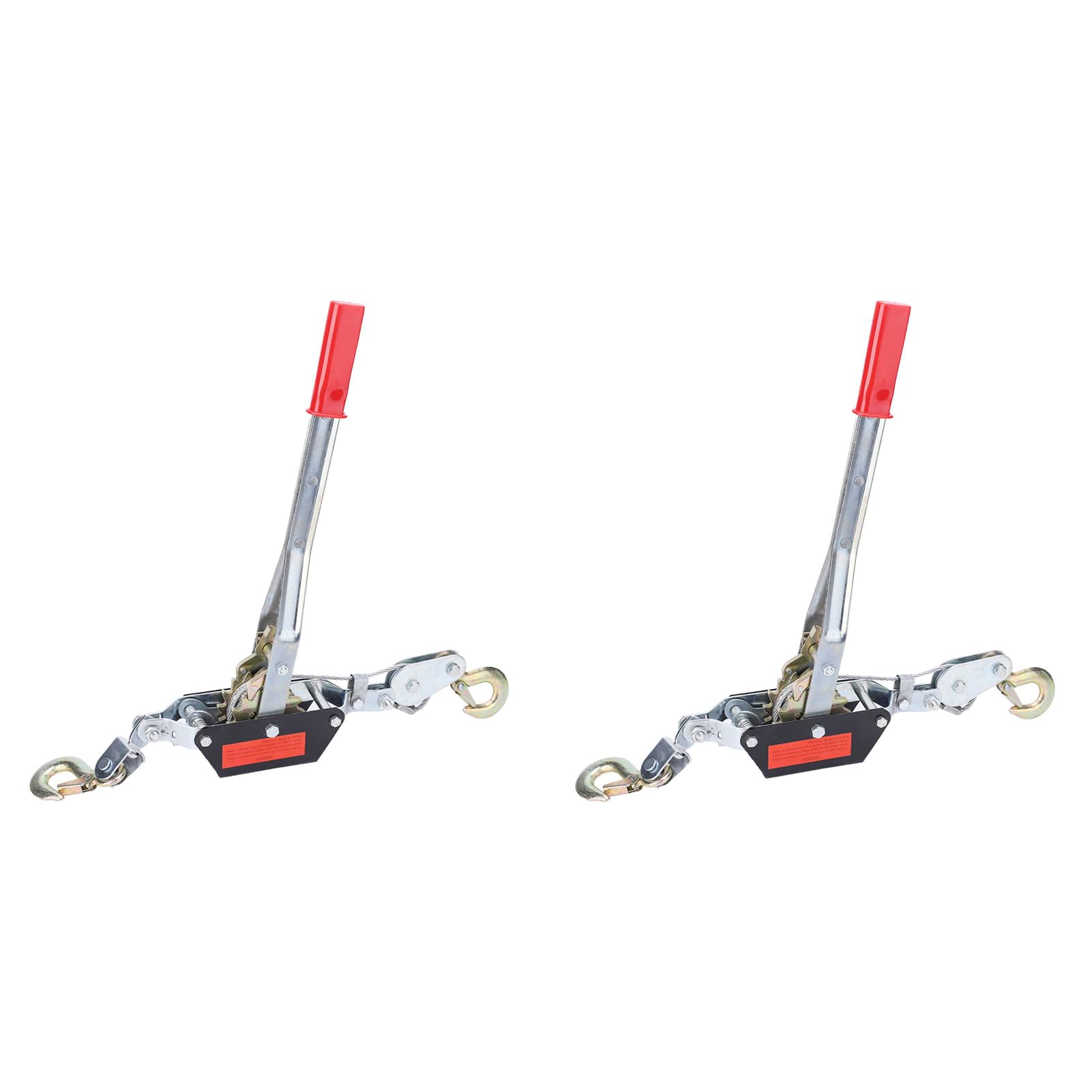 2PCS 2/4T Draht Seil Hand Power Puller Straffen Werkzeug Mini Spanner Doppel Haken Hebe Werkzeug von FTVOGUE