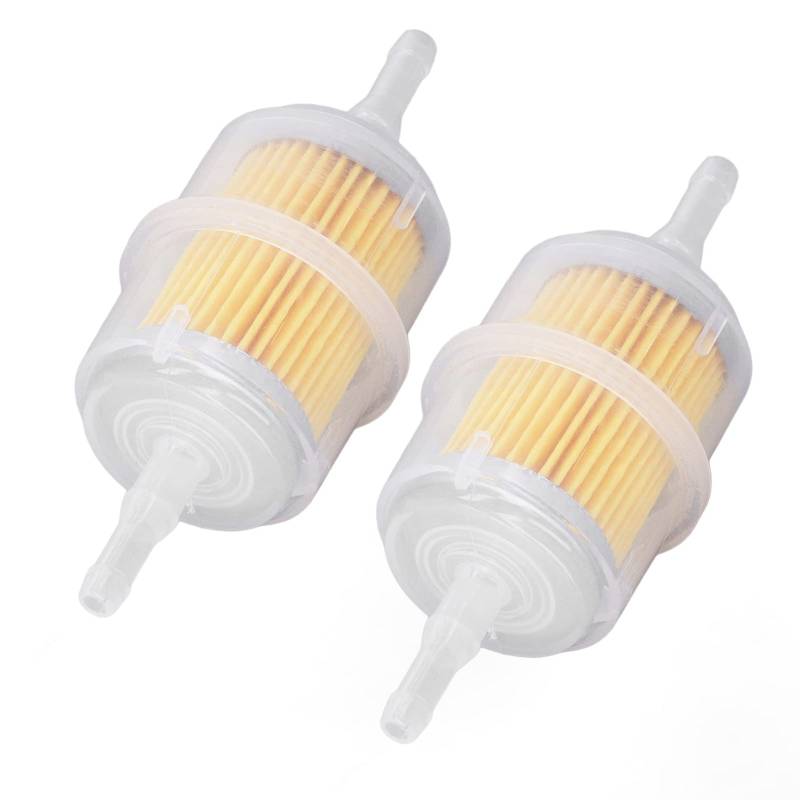 2pcs Kraftstofffilter, Plastikpapier -Ersatzfilter für Benzingeneratorpumpenrasenmäher von FTVOGUE