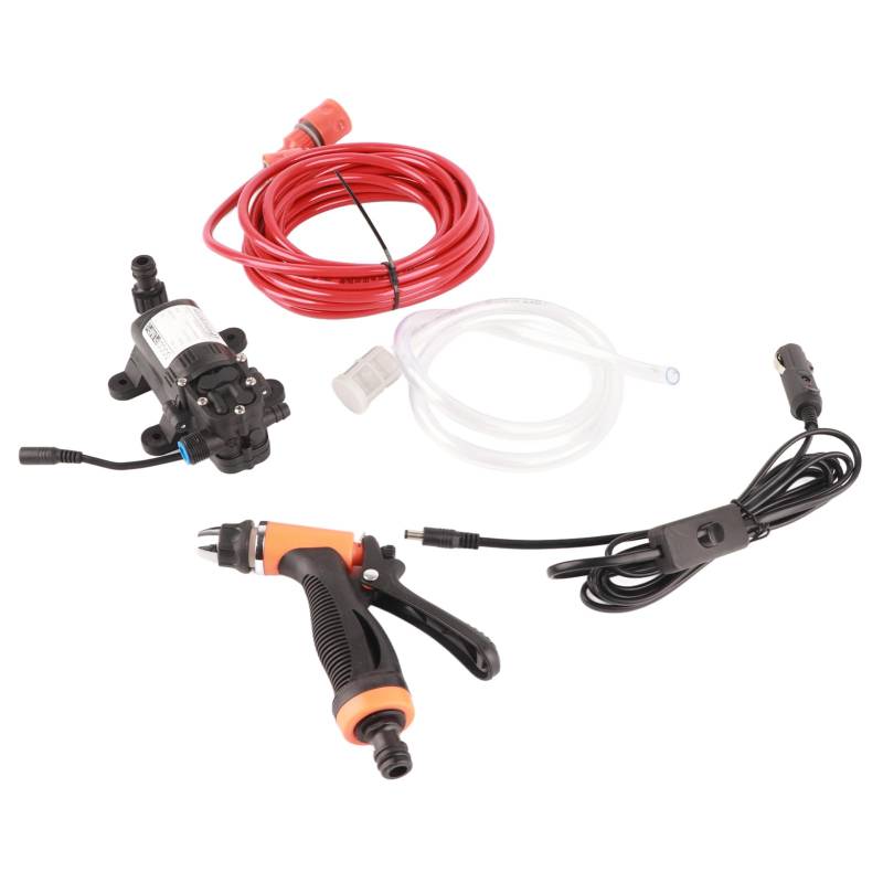 Autowaschpumpe 12 V Hochdruck Elektrische Autowäscher Reinigungsmaschine Wasserpumpe Trigger Spritzpistole Waschen Kit von FTVOGUE