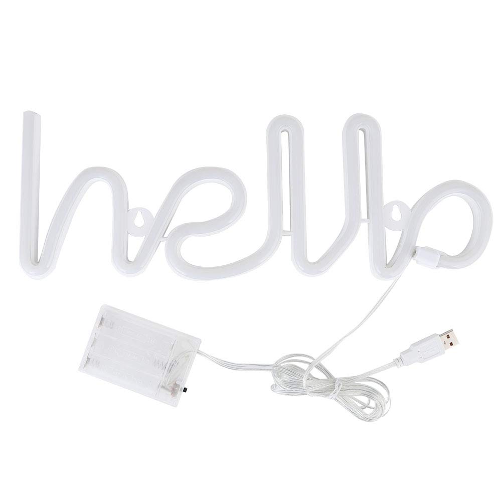 Einzigartige Englische Buchstabenform LED -Licht, Batterie USB Angetrieben, Sicheres Material für Party - mit Home Decoration von FTVOGUE