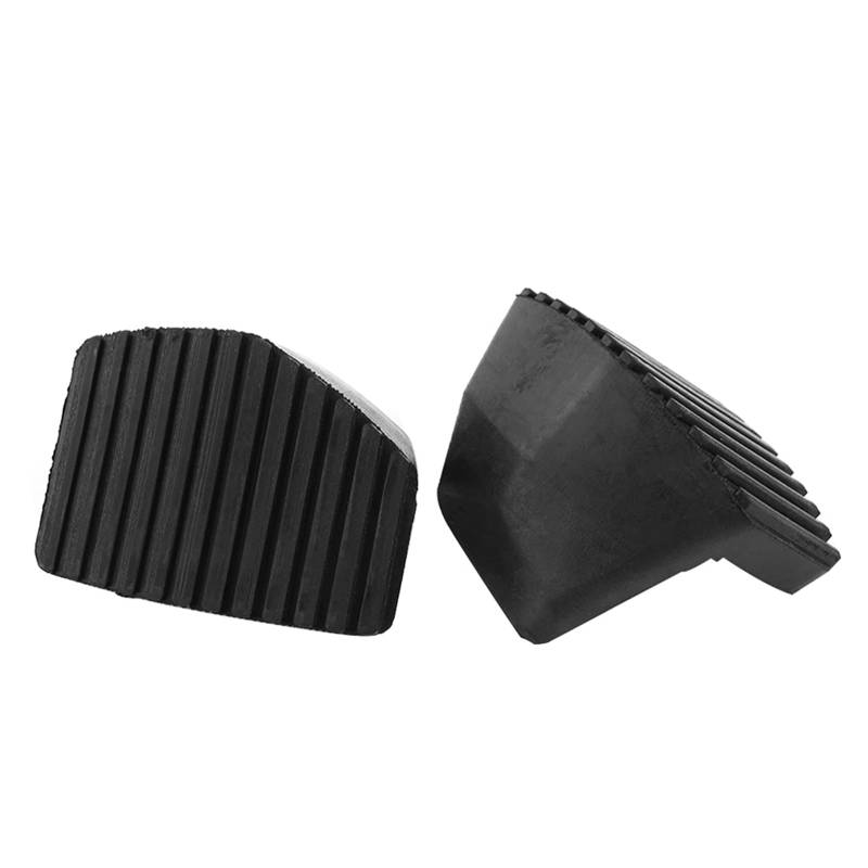 FTVOGUE 1 Paar Schwarze Kupplung Bremspedal Gummiabdeckung Bremspedal, Auto Kupplungs Bremspedal Gummiabdeckung für Peugeot/Citroen 1007 207 208 301 C3 C4 C5 C6 C8 von FTVOGUE