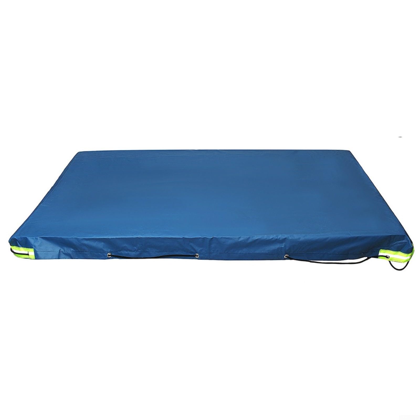 FUANA Wasserdichte Anhängerabdeckung, robuste Anhängerabdeckung, Anhängerplane mit Seil, wasserdicht, staubdicht, sonnenbeständig, 208 x 114 x 13 cm (blau) von FUANA