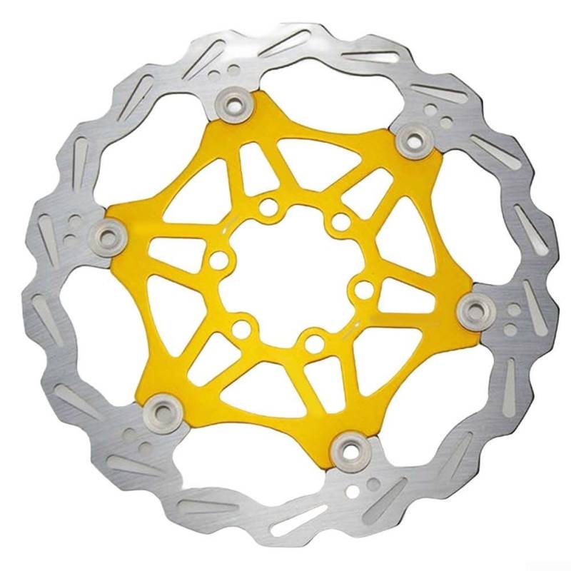 Mountainbike-Scheibenbremsen mit einem stromlinienförmigen Design mit überlegenen Reibungseigenschaften in kompaktem Formfaktor (Gold 160) von FUANA