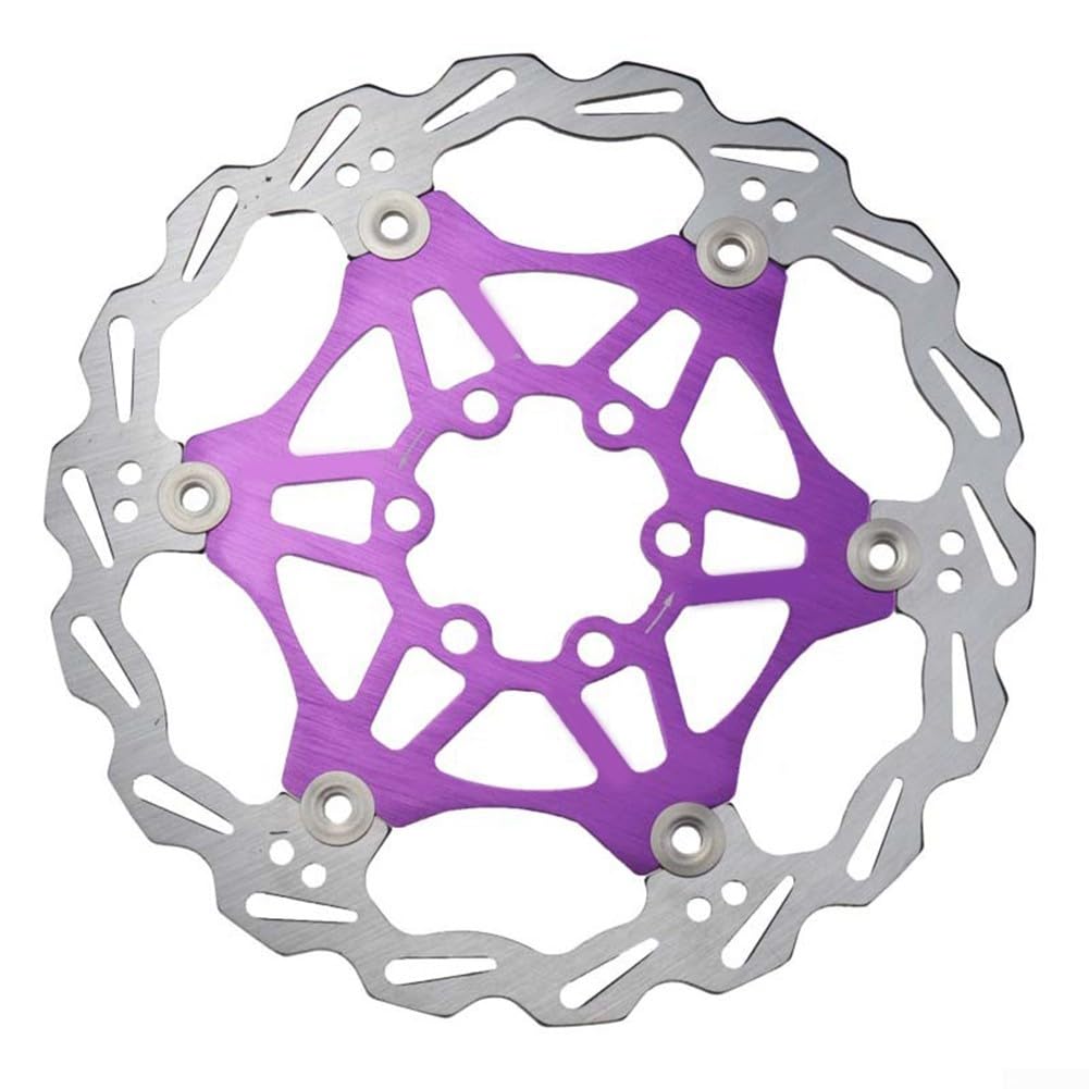 Mountainbike-Scheibenbremsen mit einem stromlinienförmigen Design mit überlegenen Reibungseigenschaften in kompaktem Formfaktor (lila 160) von FUANA