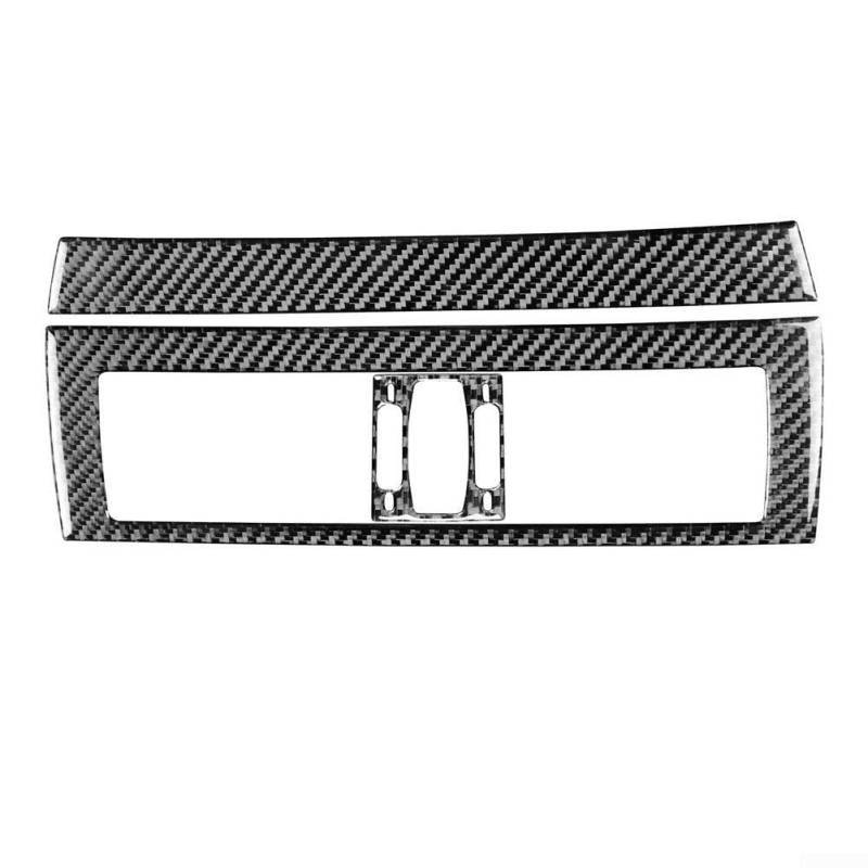 Stilvoll für 650i 645Ci E63 M6 0410 Mittellüftungsschlitz-Innenverkleidung, Kohlefaser, einfache Installation von FUANA
