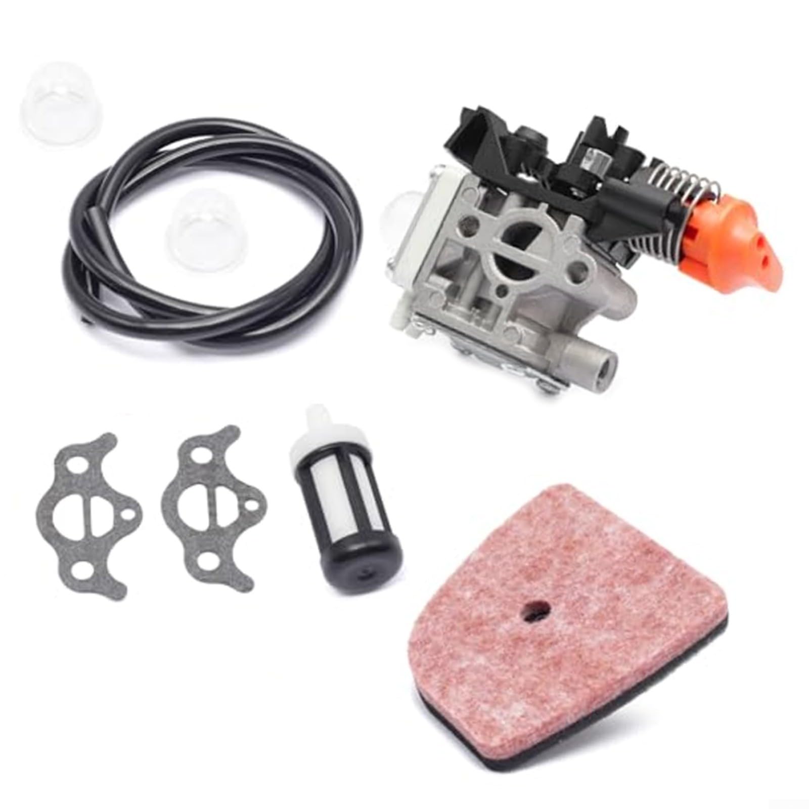 FUBESK Vergaser-Kit 4149 120 0602 kompatibel mit FS94R KM94R HL91K HL92C HL94 HL94K SP92C Motorsense Ersatzteil Metall Gummi Luftfilter Dichtungen von FUBESK