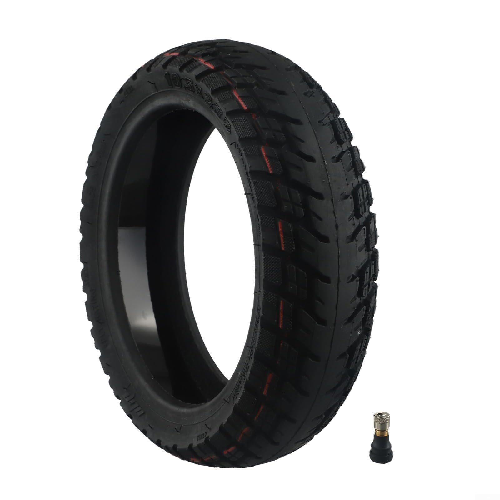 Offroad Tubeless Self Repair Reifen 10 5 Zoll für Ninebot Elektroroller P65P100S/SU, robustes Gummimaterial von FUBESK