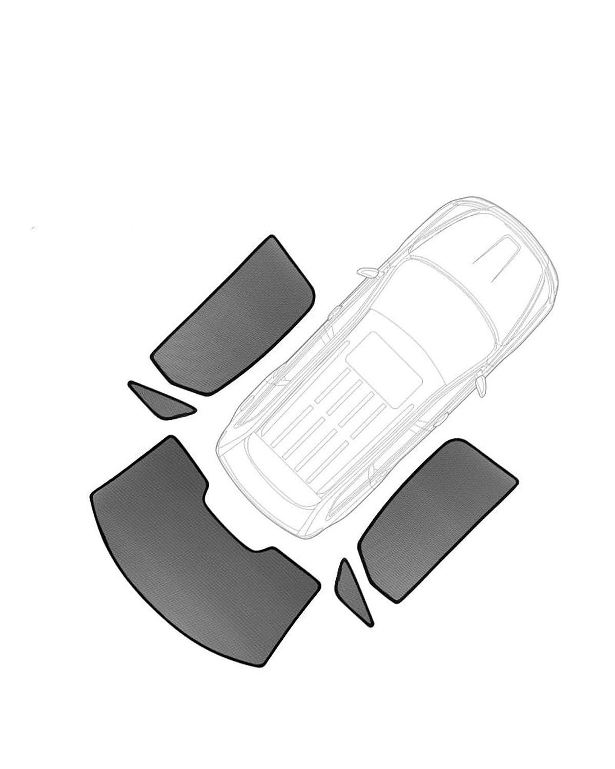 Auto Sonnenblende Für X-TRAIL T33 2021-2024 Für XTRAIL Für Rogue Magnetischer Autosonnenschutz Vorne Hinten Windschutzscheibe Rahmen Vorhang Seitenfenster Sonnenschutz Autofenster Sonnenschutzrollos(R von FUBUSEE