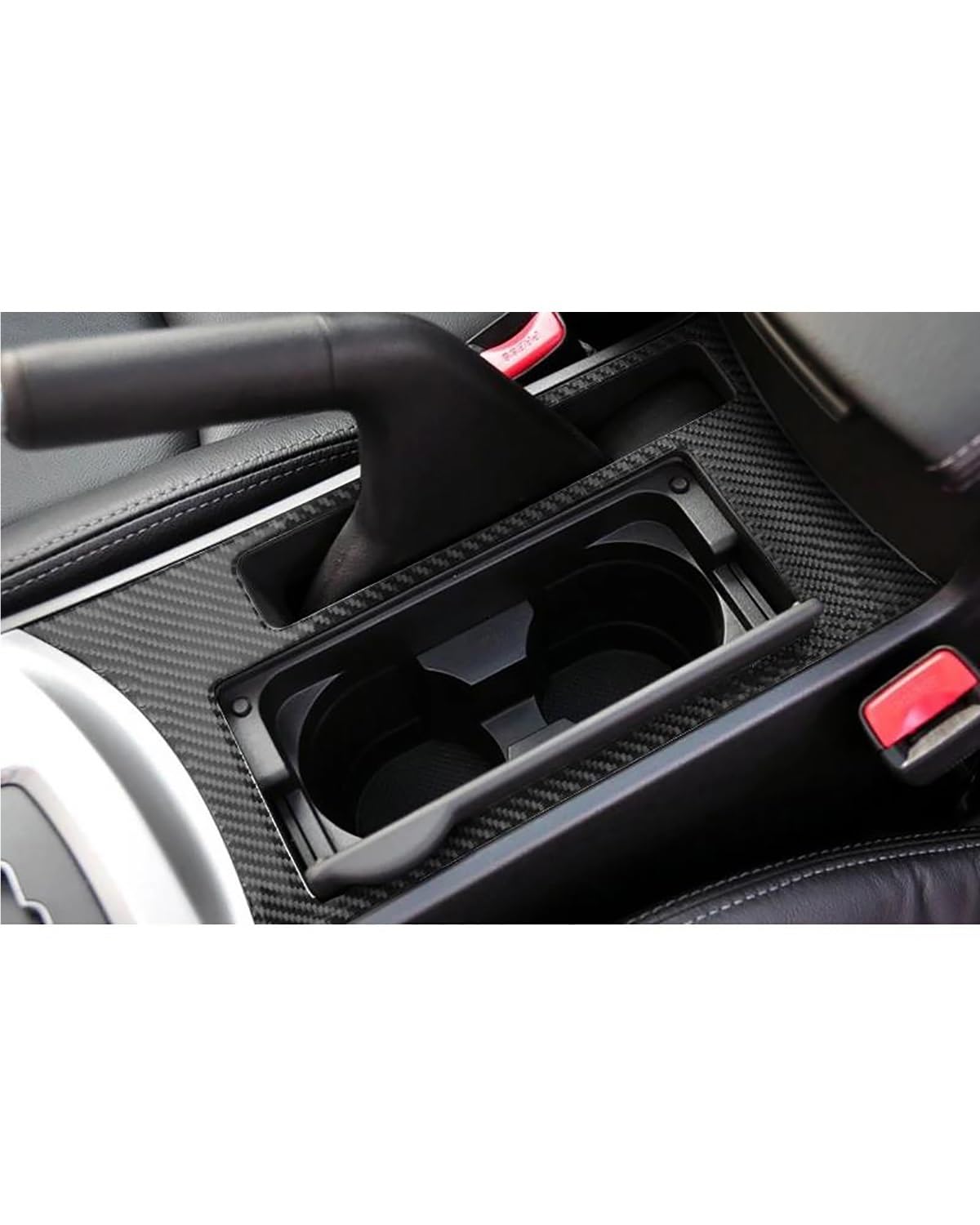 Console Panel Dekorabdeckung Für 3 Für Axela 2010-2012 2013 Auto Carbon Fiber Center Konsole Tasse Halter Panel Rahmen Aufkleber Trim Dekoration Zubehör Center Console Panel Dekoration(LHD) von FUBUSEE