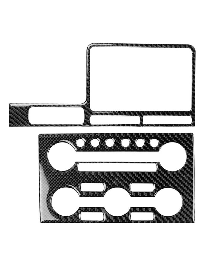 Console Panel Dekorabdeckung Für GTR Für R35 2008 2009 2010 2011 2012 2013 2014-2016 LHD Auto Zentrale Steuerung Navigation Panel Abdeckung Trim Carbon Faser Dekorative Aufkleber Center Console Panel von FUBUSEE