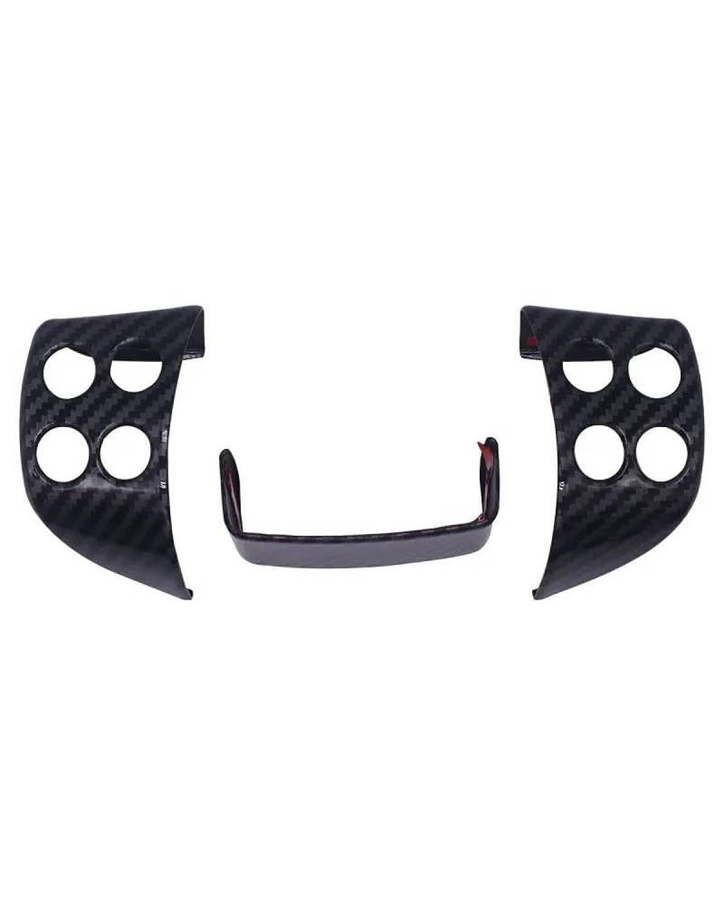 Verkleidung der Konsolenverkleidung 3 Stücke Für Golf 5 Für MK5 Für Passat Für B6 Auto-Styling ABS Carbon Fiber Texture Innen Lenkrad Panel Abdeckung Trim Center Console Panel Dekoration von FUBUSEE