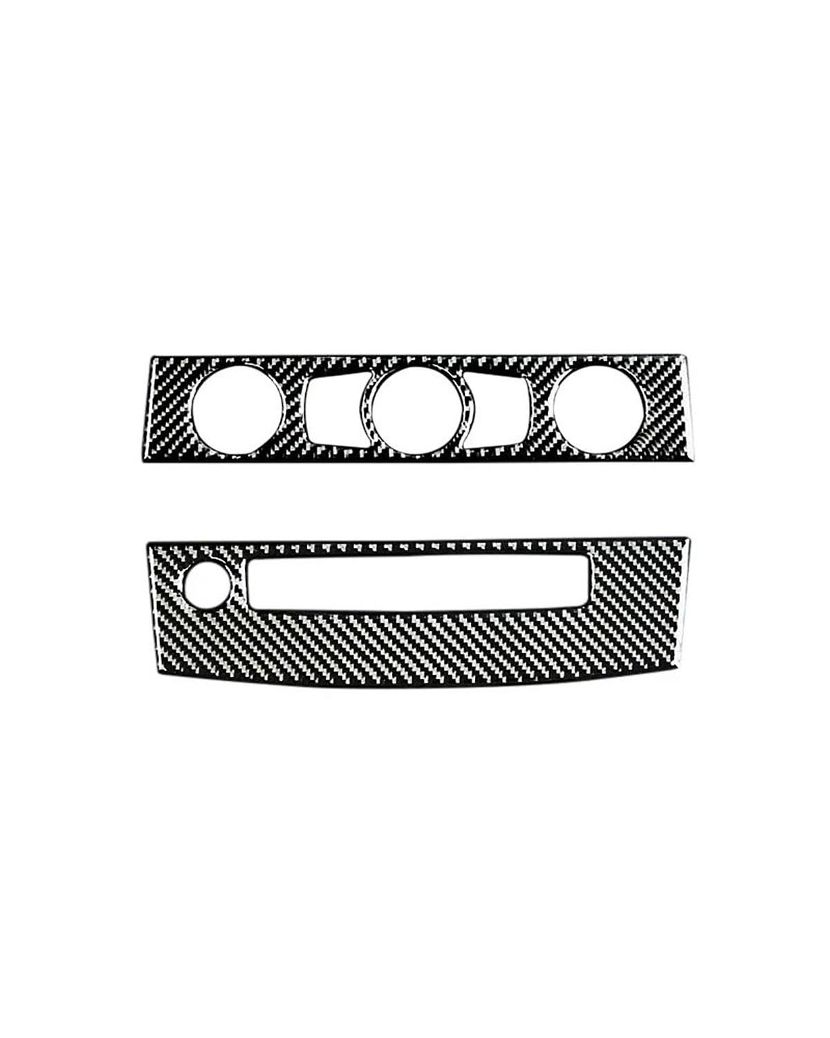 Verkleidung der Konsolenverkleidung Für 5er-Serie E60 2004–2010 Auto-Styling, Innenausstattung Aus Echtem Carbonfaser, Aufkleber Für Klimaanlage, CD-Bedienfeld Center Console Panel Dekoration(Type B) von FUBUSEE