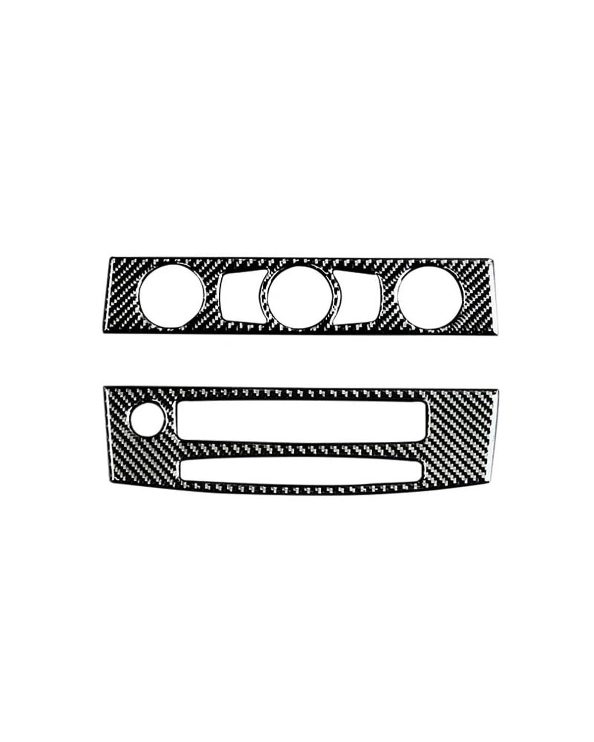 Verkleidung der Konsolenverkleidung Für 5er-Serie E60 2004–2010 Auto-Styling, Innenausstattung Aus Echtem Carbonfaser, Aufkleber Für Klimaanlage, CD-Bedienfeld Center Console Panel Dekoration(Type C) von FUBUSEE