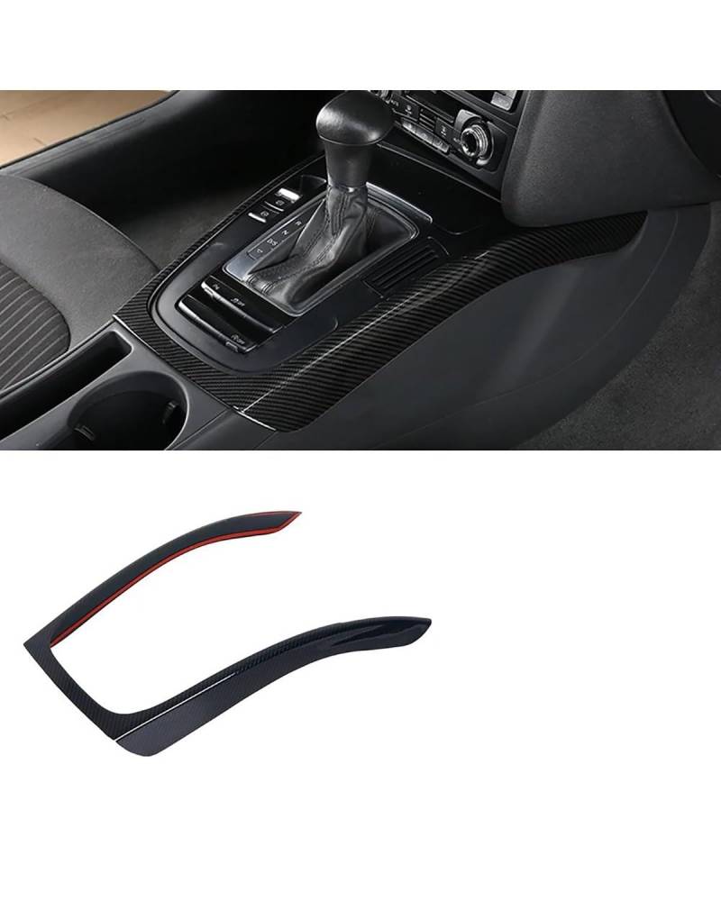 Verkleidung der Konsolenverkleidung Für A4 Für B8 Für A5 2009-2016 Auto-Styling-Innenraum Modifizierte K-Car-Mittelkonsole Schalthebelrahmen Dekorationsabdeckung Verkleidung Center Console Panel Dekor von FUBUSEE