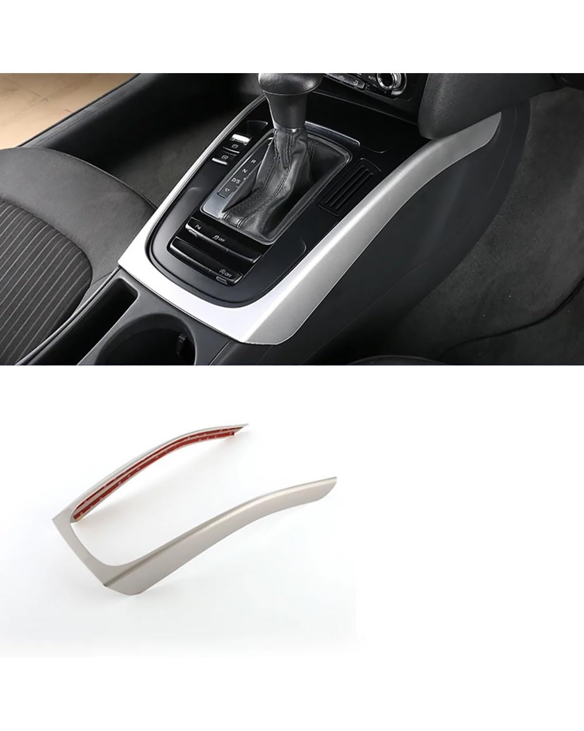 Verkleidung der Konsolenverkleidung Für A4 Für B8 Für A5 2009-2016 Auto-Styling-Innenraum Modifizierte K-Car-Mittelkonsole Schalthebelrahmen Dekorationsabdeckung Verkleidung Center Console Panel Dekor von FUBUSEE