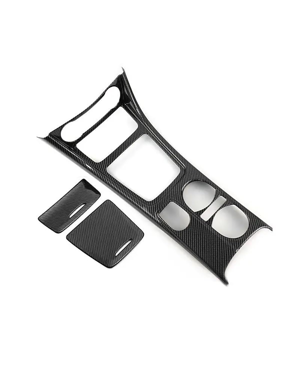 Verkleidung der Konsolenverkleidung Für Benz Für GLA Für CLA Für A-Klasse Für C117 2013-2018 LHD Auto Mittelkonsole Schalthebel Panel Wasserbecherhalter Abdeckung Verkleidung Center Console Panel Deko von FUBUSEE