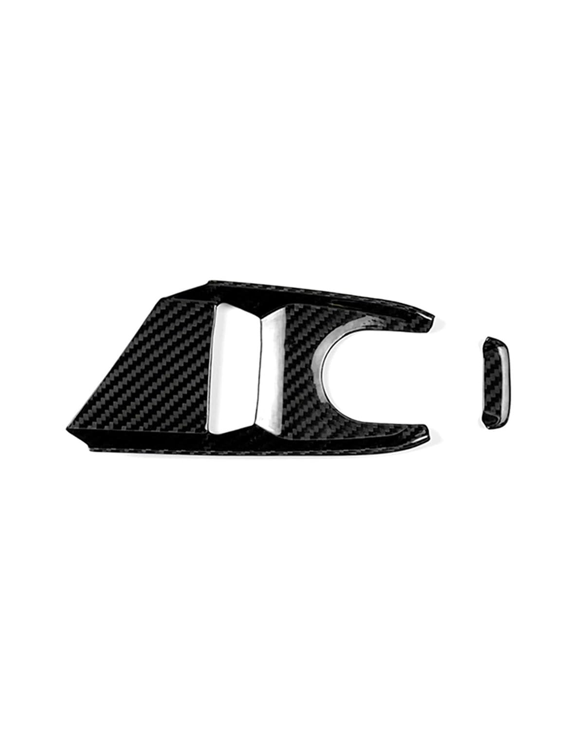 Verkleidung der Konsolenverkleidung Für Corvette Für C8 Für HTC Für Z51 Z06 2020-2024 Carbon Fiber Konsole Multimedia Schalter Taste Anpassung Panel Rahmen Abdeckung Trim Center Console Panel Dekorati von FUBUSEE