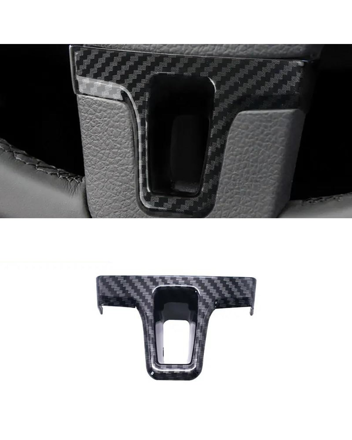 Verkleidung der Konsolenverkleidung Für Golf 6 Für MK6 Für Passat Für B7 Auto Styling Textur Lenkrad Abdeckung Trim Center Console Panel Dekoration(B 1pc) von FUBUSEE