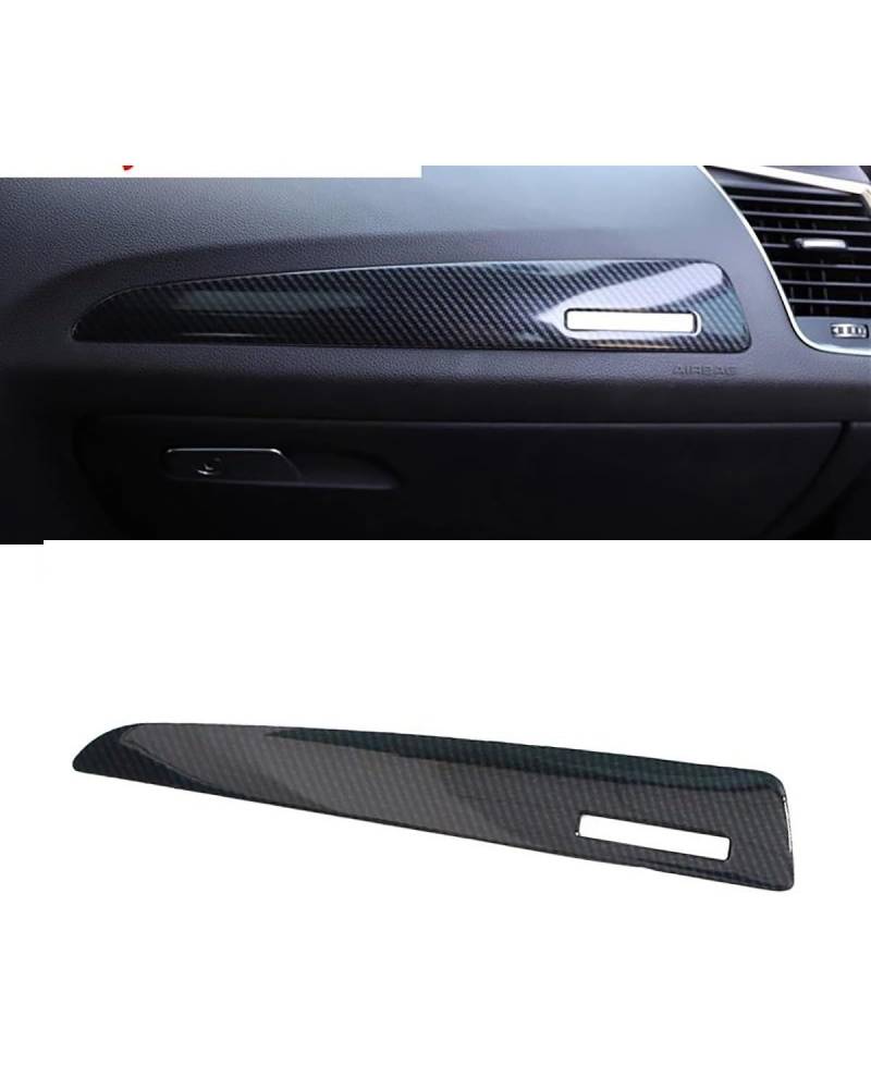 Verkleidung der Konsolenverkleidung Für Q5 2010 2011 2012–2016 Auto LHD Konsole Armlehne Schalthebel Dekoration Rahmen Abdeckung Trim Carbon Faser Farbe Innenraum Center Console Panel Dekoration(For P von FUBUSEE