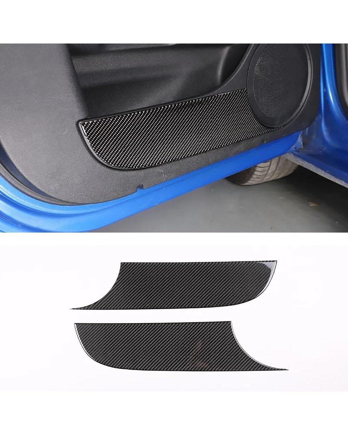 Verkleidung der Konsolenverkleidung Für Seat Für Leon 2008-2012 Schwarzes Carbonfaser-Innenausstattungsset Armaturenbrettkonsole Schalttafel Dekoration Abdeckung Zieraufkleber Center Console Panel Dek von FUBUSEE