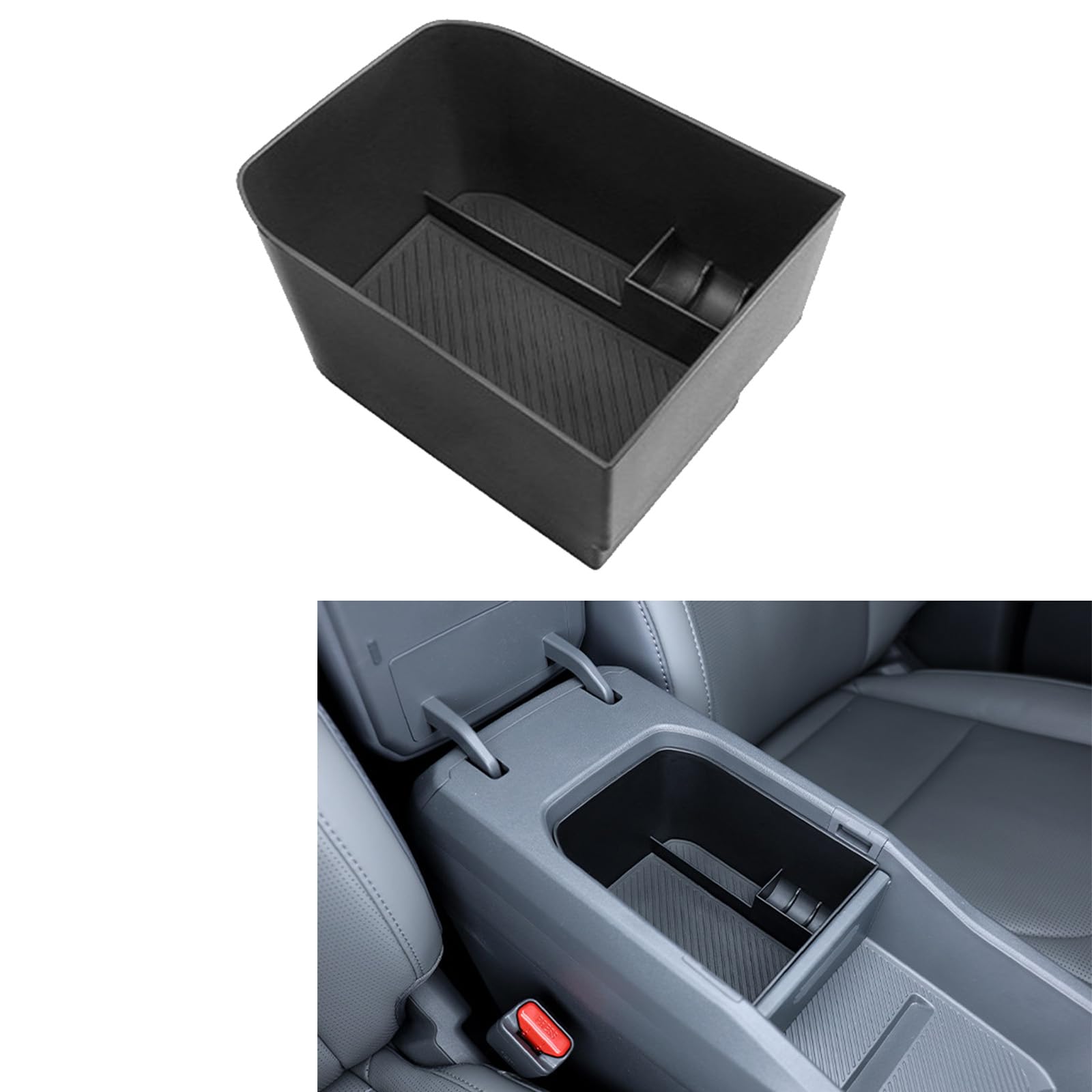 FUEISOF für Kia EV3 Mittelkonsole Aufbewahrungsbox Kompatibel Armlehne Organizer Aufbewahrungsbox Tray Storage Armlehnen Zubehör (Aufbewahrungsbox 1) von FUEISOF