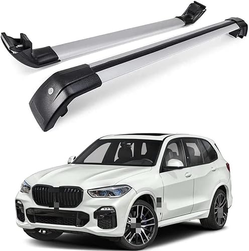2 Stück Autodachträger Längsstange für BMW X5 G05 2019 2020 2021, Aluminium Dachreling Dachträger Gepäckträger GepäCktransport Zubehör von FUFIZU