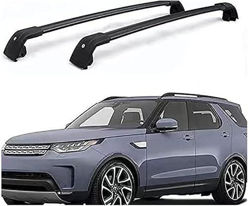 2 Stück Autodachträger Längsstange für Land Rover Discovery 5 2017-2021, Aluminium Dachreling Dachträger Gepäckträger GepäCktransport Zubehör von FUFIZU