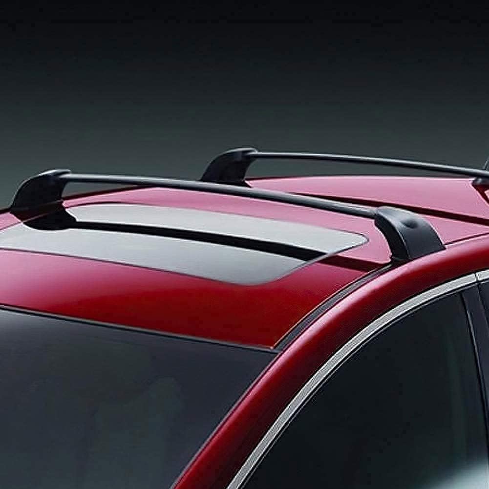 2 Stück Autodachträger Längsstange für Mazda CX-7 2007-2012, Aluminium Dachreling Dachträger Gepäckträger GepäCktransport Zubehör von FUFIZU