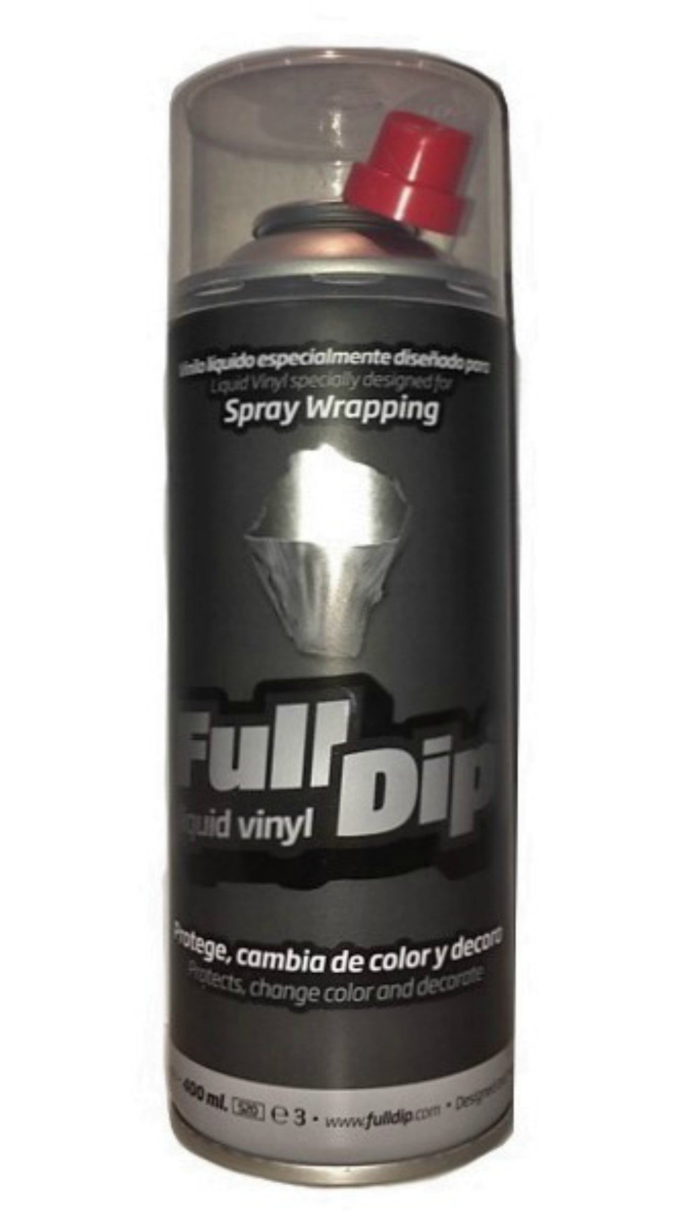 FullDip fld0211 Vinyl Flüssigkeit, hypersilver Metallic, 400 ml von FULL DIP
