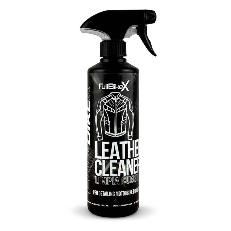 FULLBIKEX Leather Cleaner 500ml Lederreiniger Motorrad, Entfernt Flecken Leistungsstarker Lederjacke Motorradsitz Handschuhe Reiniger, Lederpflege Reinigung Detailing Professionelles Produkt von FULLCARX