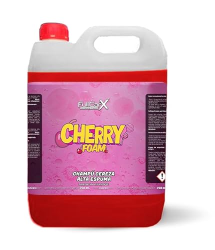 FULLCARX Cherry Foam 5L Rosa Autoshampoo Aktivschaumreiniger, Hohe Konzentration, Kapselt Schmutz ein, Hohe Schaumkraft, Snow Foam Auto Shampoo, Waschen Reinigung Detailing Professionelles Produkt von FULLCARX