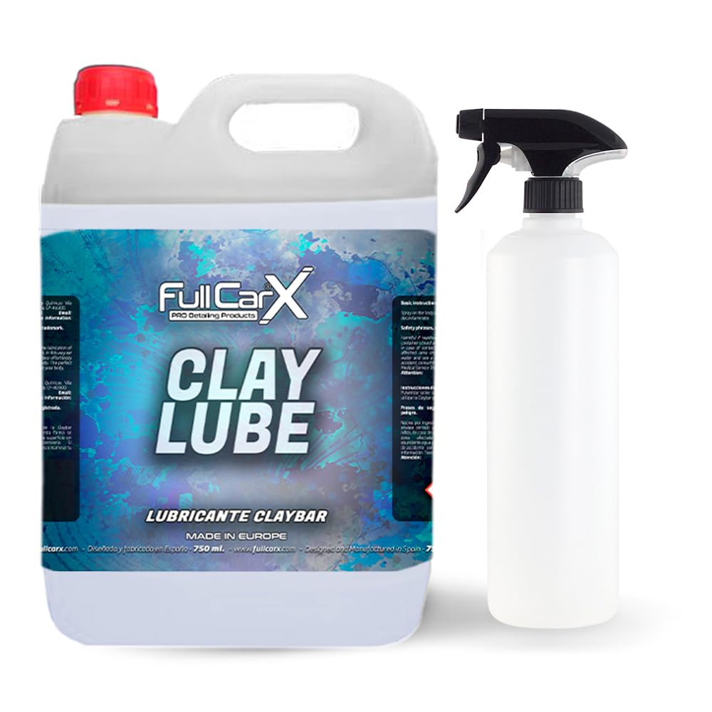 FULLCARX Clay Lube 5L Lehmriegel Schmiermittel Clay Bar Auto, Karosserie dekontaminieren, Spezielle Formel, Tolle Leistung Effektiv und Sicher, Reinigung Detailing Professionelles Produkt von FULLCARX