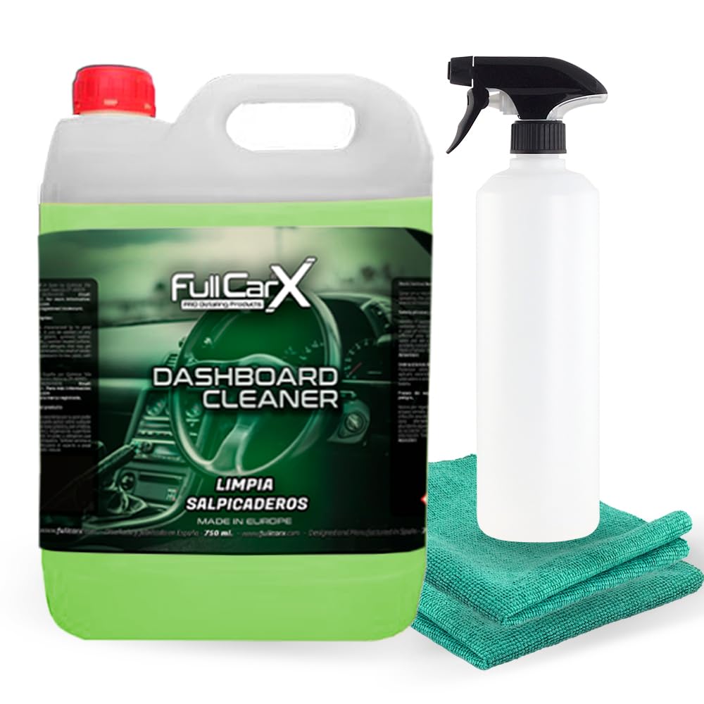 FULLCARX Dashboard Cleaner 5L Auto Innenraumreiniger Cockpitpflege, Weist Staub ab, Dauerhafter Schutz, Reiniger Innenraum, Glänzendes Finish, Cockpit Reinigung Detailing Professionelles Produkt von FULLCARX