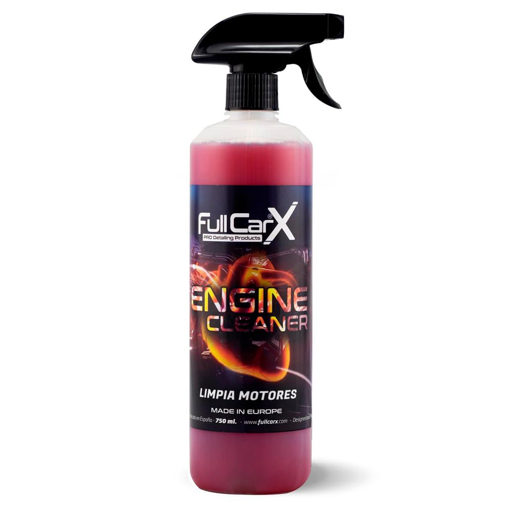 FULLCARX Engine Cleaner 750ml Motorraum Reiniger Auto, Motorreiniger Entfetter Wirksam und Sicher, Löst Eingebetteten Schmutz Stellt Wieder Her und Schützt, Reinigung Detailing Professionelles Produkt von FULLCARX